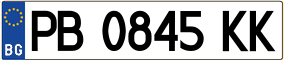 Truck License Plate